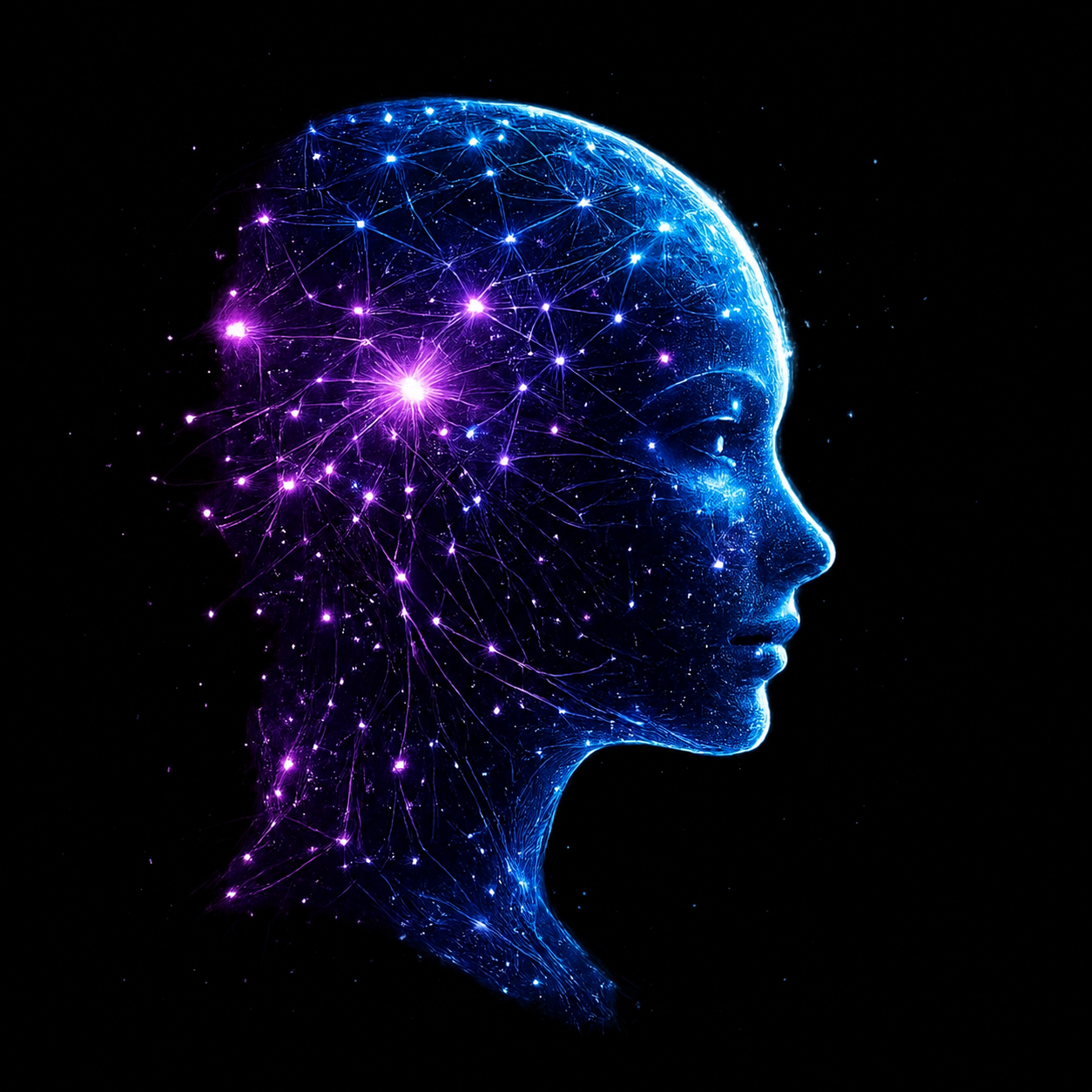 Neural AI face